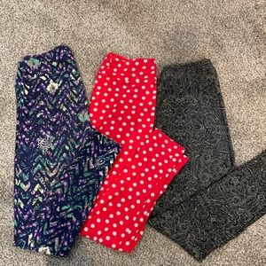 OS LulaRoe leggings. 3 for $10